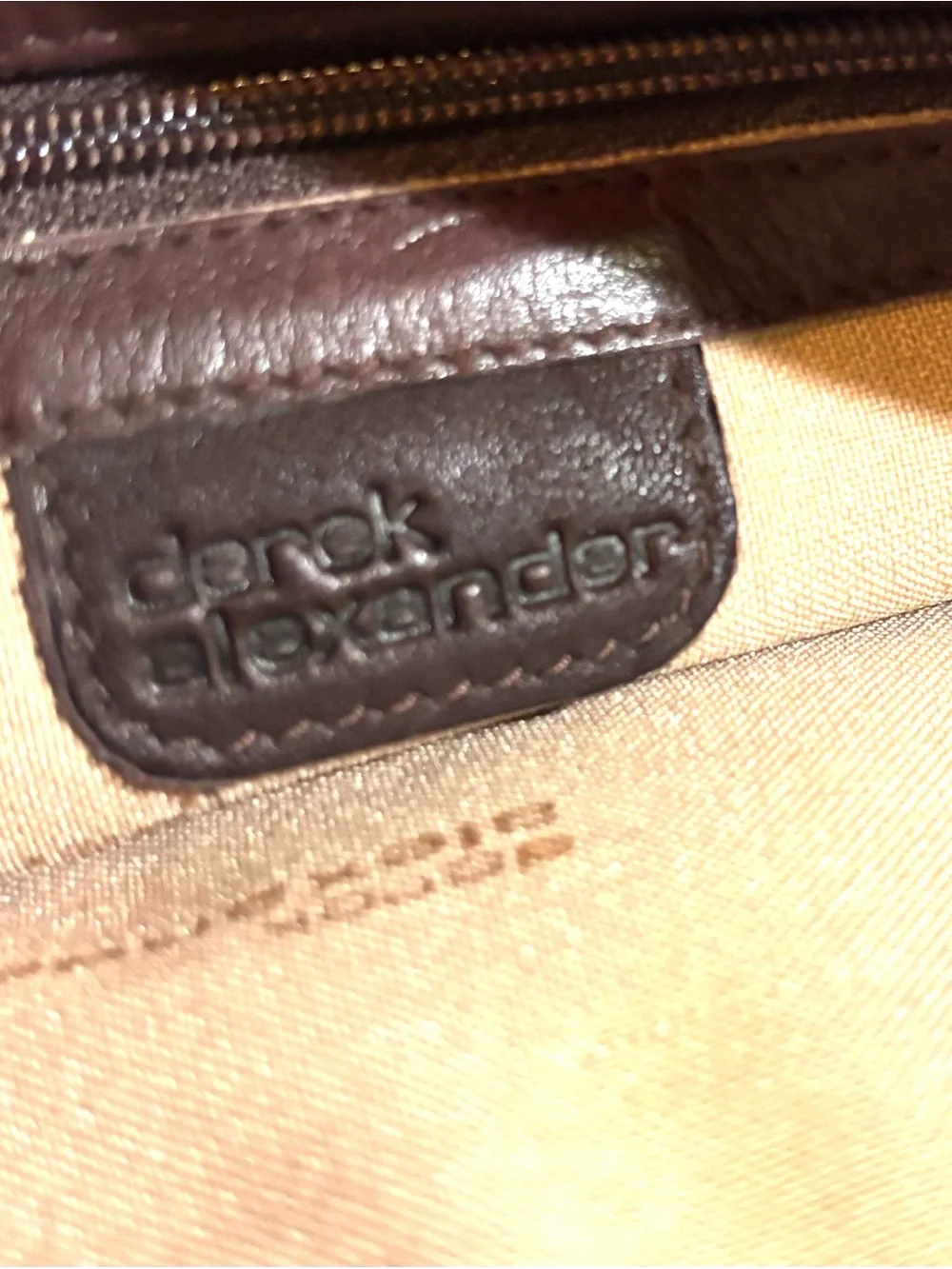Classic unisex vintage Brown Leather Wristlet wallet clutch